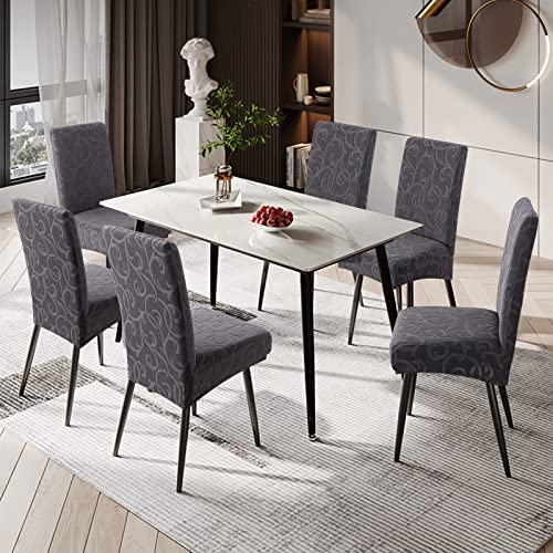 Waterproof Stretch Chair Covers for Dining Room | Set of 4