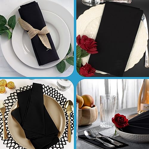 Perfectware 2 Ply Black Dinner Napkin Pack of 125
