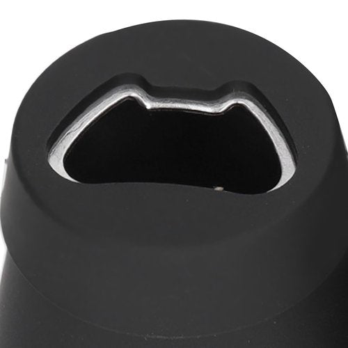 Can Cooler,Cold Insulation Can with Silicone Non Slip Bottom, Thermal Insulation Bottle with Built In Beer Bottle Opener (Steel Color)