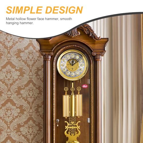 Clock Weight Replacement Kit with Chains and Hooks for Floor Clocks