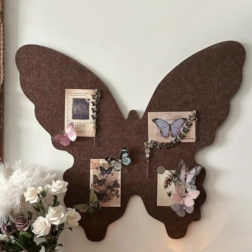 Butterfly Felt Bulletin Board 48x24 Inch - Decorative Pin Board Set