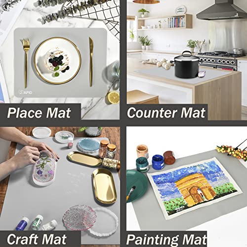 Extra Large Silicone Countertop Mat 36" x 24" Heat Resistant Protector