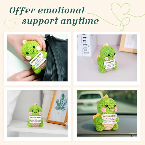 Handmade Auntiesaurus Crochet Dinosaur - Cute Gift for Auntie