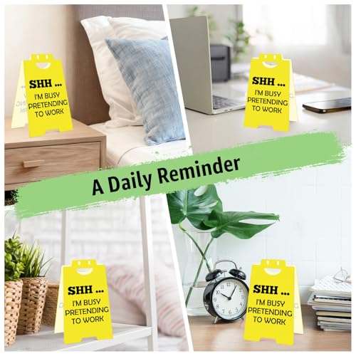 Funny Office Desk Sign - Humorous Gag Gift for Coworker & Boss