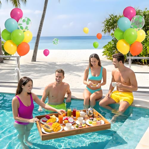 60pcs Tropical Balloon Arch Kit, 12-Inch Colorful Latex Balloons for Party