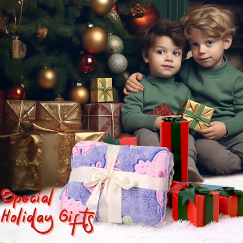 Glow in the Dark Axolotl Blanket - Soft Plush Throw for Kids 50"x60"