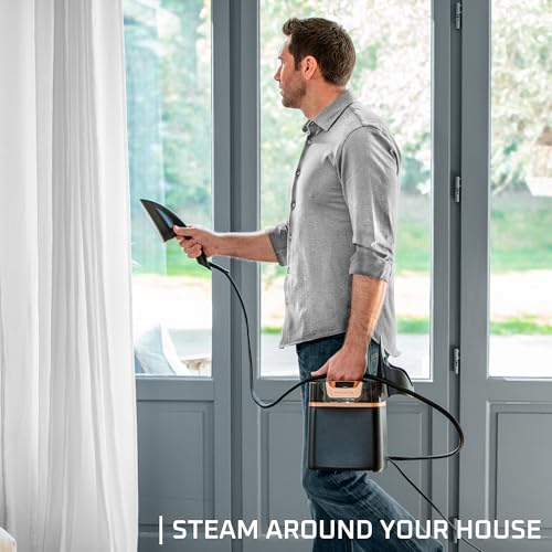 Rowenta IXEO 65-Inch Full Size Steamer & Ironing Board - Black, 1500W