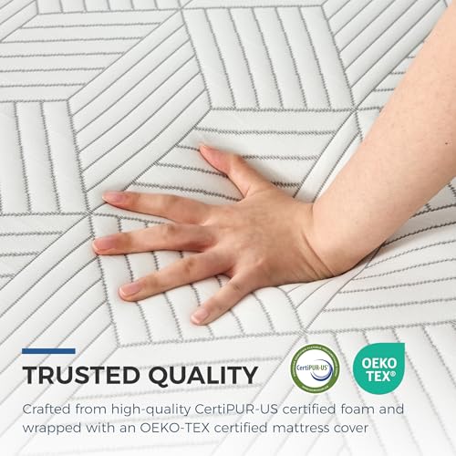 12-Inch Queen Gel Memory Foam Mattress - Cooling Bed in a Box, Medium