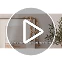 2 Pack Wood Bead Garland with Tassels, 50-Inch Rustic Farmhouse Boho Decor