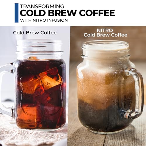 ICO 2g Nitrogen Cartridges 20-Pack for Cold Brew, Nitro Coffee & Beverages