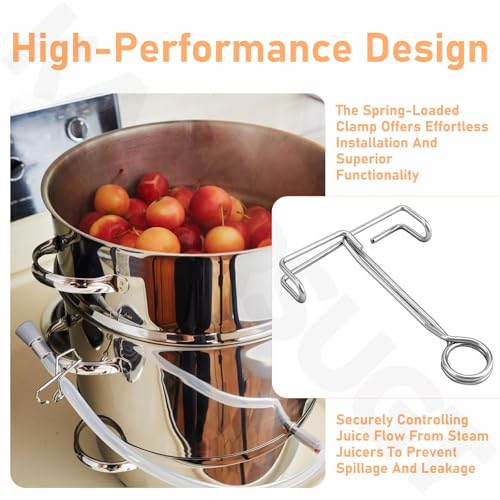 Spring Clamp for Steam Juicer Hose, Durable Replacement Part