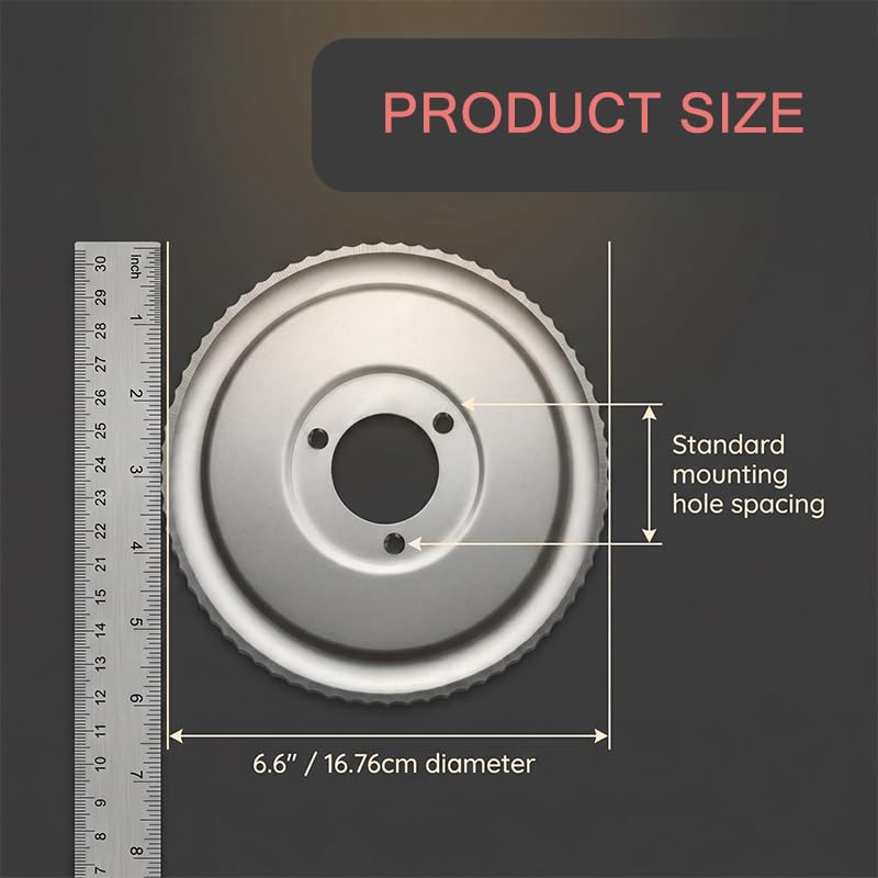 6.6-Inch Serrated Bread Slicer Replacement Blade - Food-Grade Stainless Steel