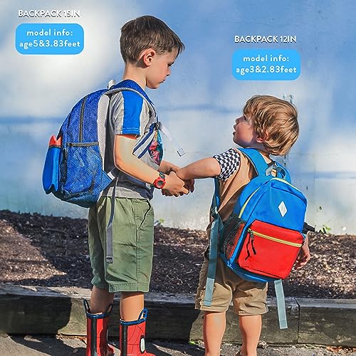 STEAMEDBUN Kids Toddler Backpack for Boys Age 3-6 Kindergarten School