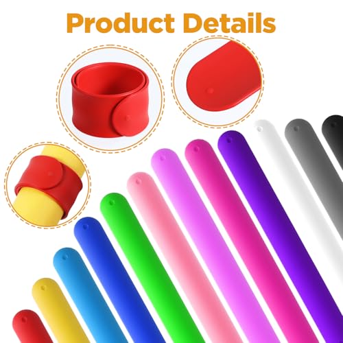 Silicone Wrapping Paper Roll Holder Clips 36 Pcs Steel-Reinforced Snap Bands