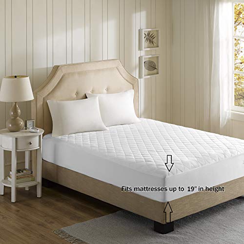 Heated Mattress Pad - Electric Bed Warmer with 5 Heat Settings, Auto Shut Off, Machine Washable, Queen Size