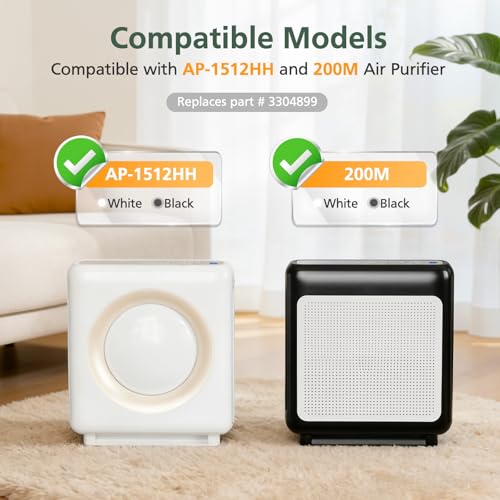 Air Purifier Replacement Filter Set with Carbon Pre-Filters