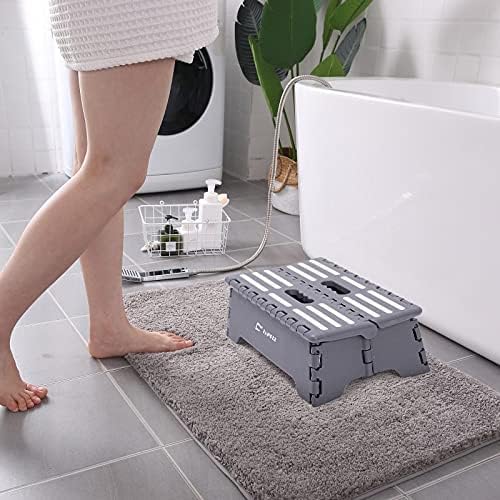 5-Inch Portable Folding Step Stool - Lightweight & Stable 300lb Capacity
