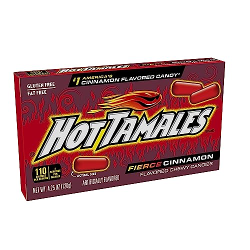 Fierce Cinnamon Chewy Candy Theater Box 4.25 Oz 12 Pack