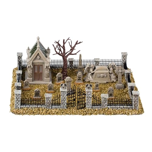 Haunted Souls Graveyard 14-Piece Miniature Village Table Accent Set