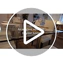 8" x 48" Tempered Glass Wall Shelf with Brushed Steel Clips