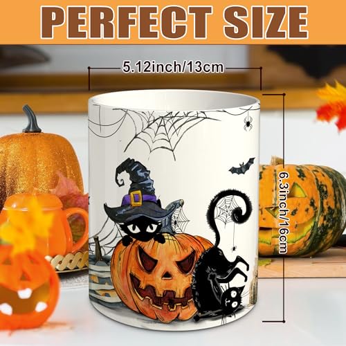 Halloween Ceramic Cat Utensil Holder - Piñata Kitchen Decor