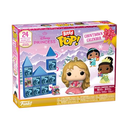 24-Day Princess Mini Collectible Figure Advent Calendar Countdown Set