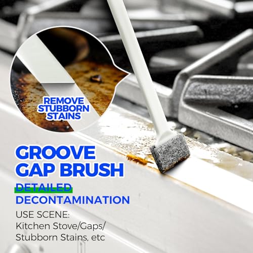 5-Piece Household Cleaning Brush Set for Tile, Grout, Kitchen & Bathroom