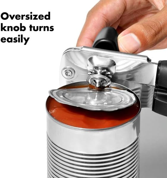 OXO Good Grips Can Opener - Soft-Handled Design for Effortless Opening | Durable & Ergonomic