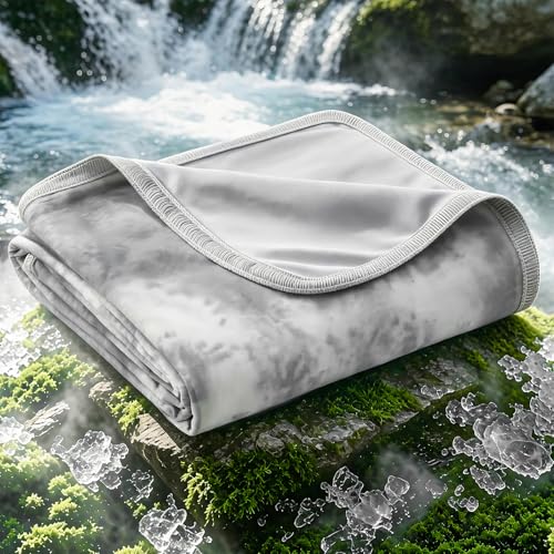 Cooling Blanket Twin Size 60x80 for Hot Sleepers - Lightweight Summer Relief