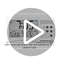 Digital Travel Alarm Clock - Foldable LCD Desk Clock with Calendar & Timer