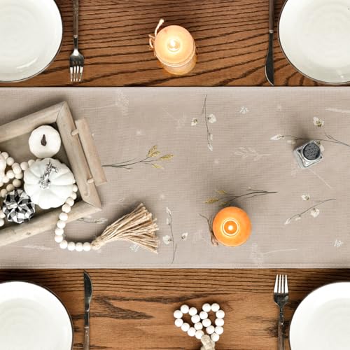 Artoid Mode 13 x 108 Inch Table Runner - 210 GSM Polyester, Silver