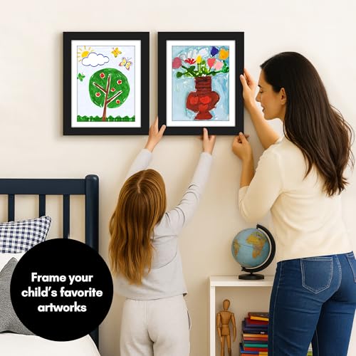 Kids Artwork Frames - 2 Pack Changeable Magnetic Front Loading Wall Display