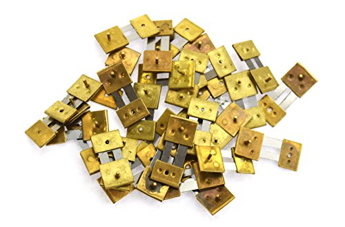 10-Pack Assorted Brass Pendulum Suspension Springs for Mantel Clocks
