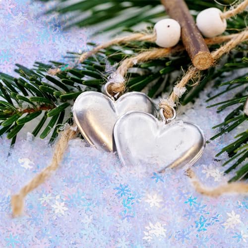 Iridescent Snowflake Confetti 2000pcs 50g Glitter Table Scatter for Christmas Decor