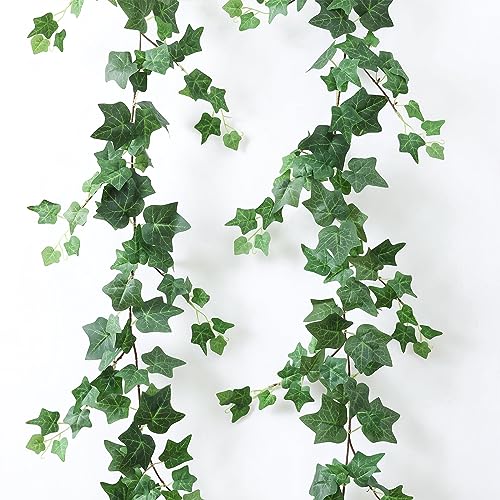 2 Pack Artificial Ivy Vines 79-Inch Silk Hanging Greenery for Home Decor