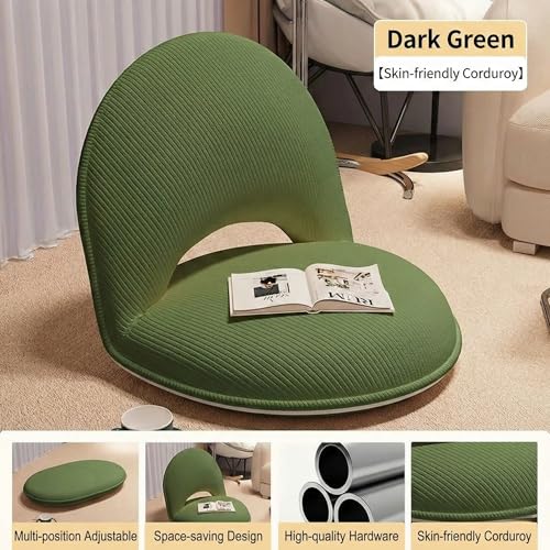 Foldable Floor Chair with Back Support – 5-Position Adjustable Lounger