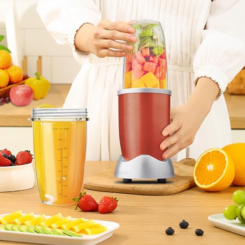 Blender Replacement Parts Set: 32oz & 24oz Cups with Extractor Blade