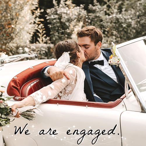 2026 Engagement Christmas Ornament - Vintage Car Keepsake Gift for Couples
