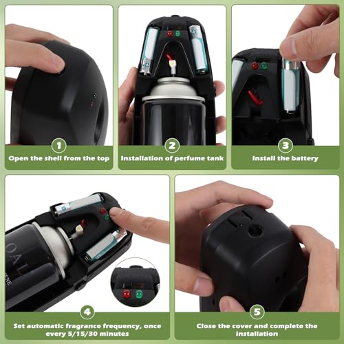Automatic Air Freshener Dispenser - Wall-Mount or Freestanding Spray