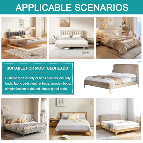 Stretch Velvet Bed Headboard Cover - Soft Washable Protector 75-82.6in