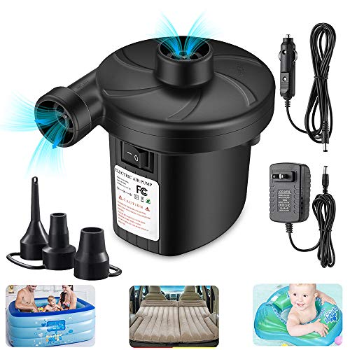 Electric Air Pump for Inflatables - Quick Fill Inflator & Deflator