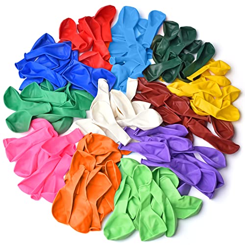 Tamodan 120 Pcs 12 Inch Assorted Color Latex Balloons for Party Decor