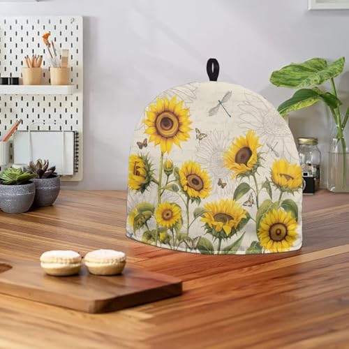 Insulated Tea Cozy for Teapot - Floral Butterfly Pattern Kettle Cover