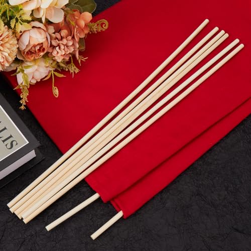 16-Inch Bamboo Director Chair Replacement Sticks, 10-Pack Canvas Support Rods