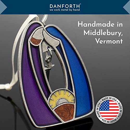 Danforth Holy Family Nativity Ornament - Handcrafted Pewter Christmas Decor