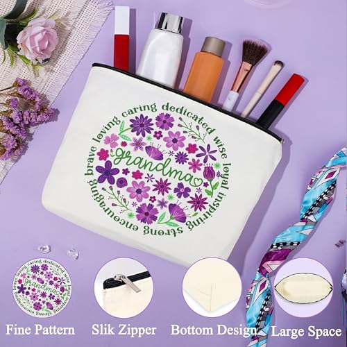 Grandma Gift Set - 7-Piece Basket with Keepsake Cozy Accessories