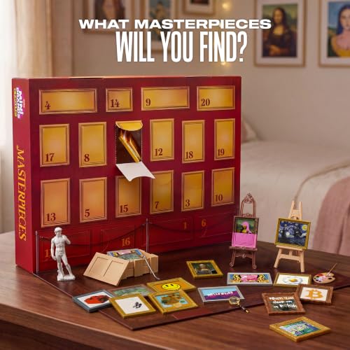 Mini Masterpieces Advent Calendar - 20 Days of Miniature Art & Accessories