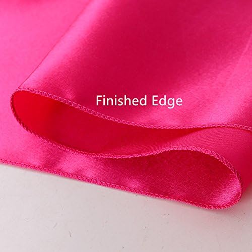 Skiennix Satin Chair Sashes - Elegant Light Pink Chair Bows for Wedding & Party Decor (10 Pack)