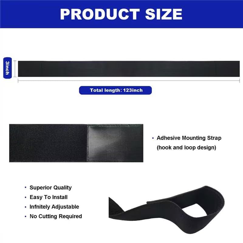 Under Couch Toy Blocker - 123" x 3" Furniture Gap Bumper & Pet Barrier