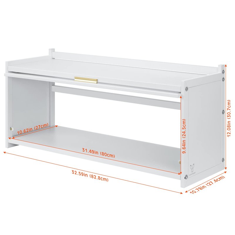 SweeTinytwo Wall Cabinet, Medicine Cabinet, Metal Cabinet with Large Capacity, Matches Variety of Decors (83 * 27 * 35cm,White)